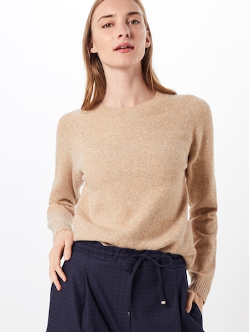 VERO MODA Sweater 'VMDoffy' in Brown: front