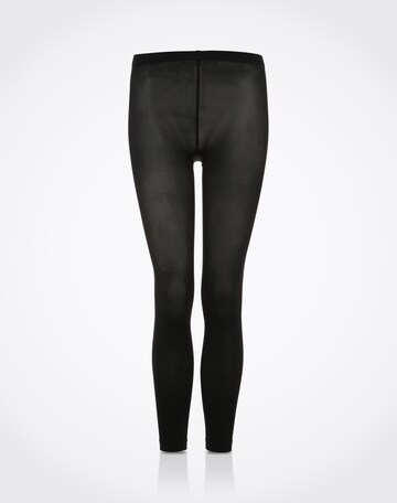 FALKE Skinny Legginsy 'Pure Matt' w kolorze czarny: tył