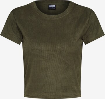 T-shirt Urban Classics en vert : devant