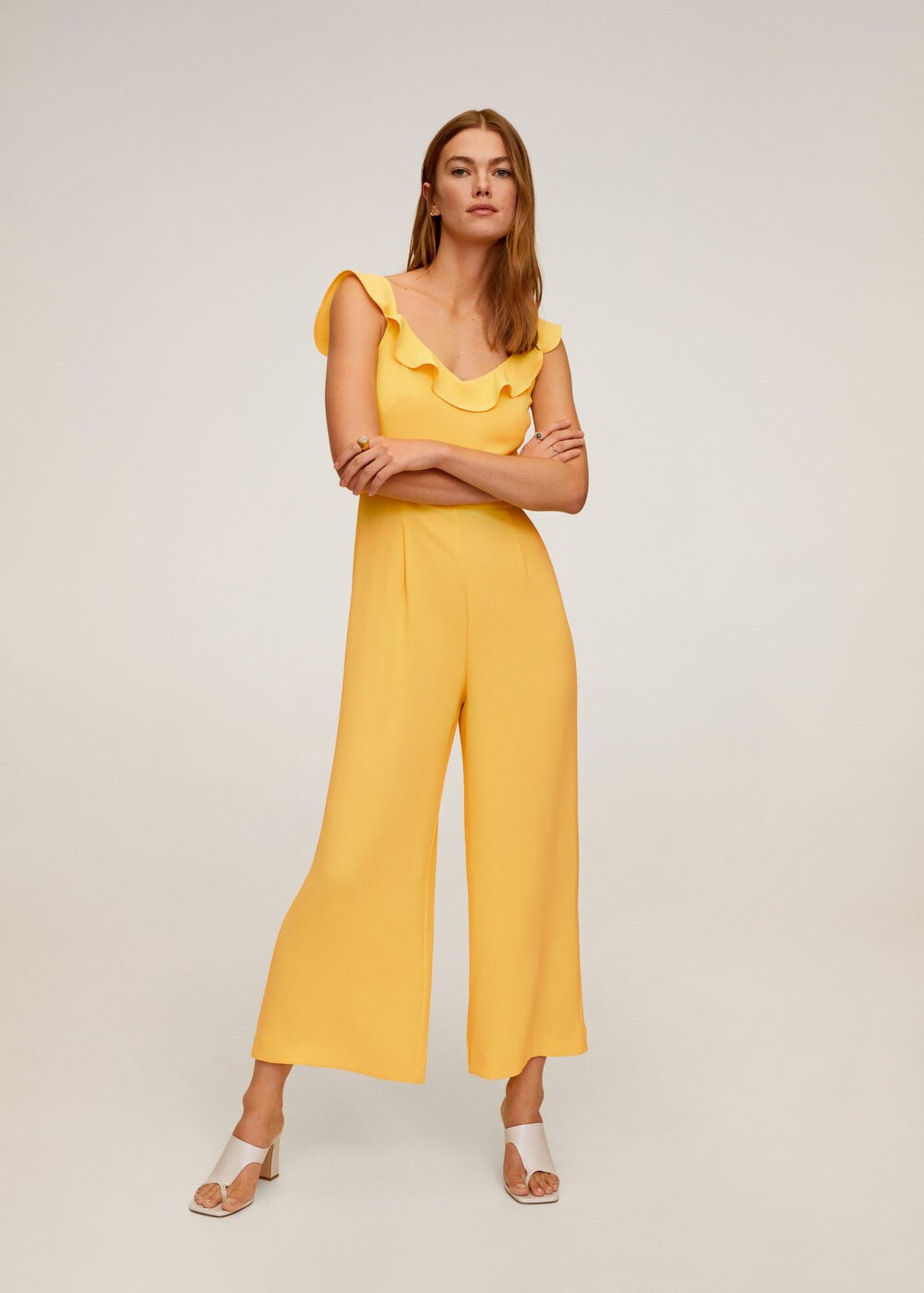 mango gelber jumpsuit