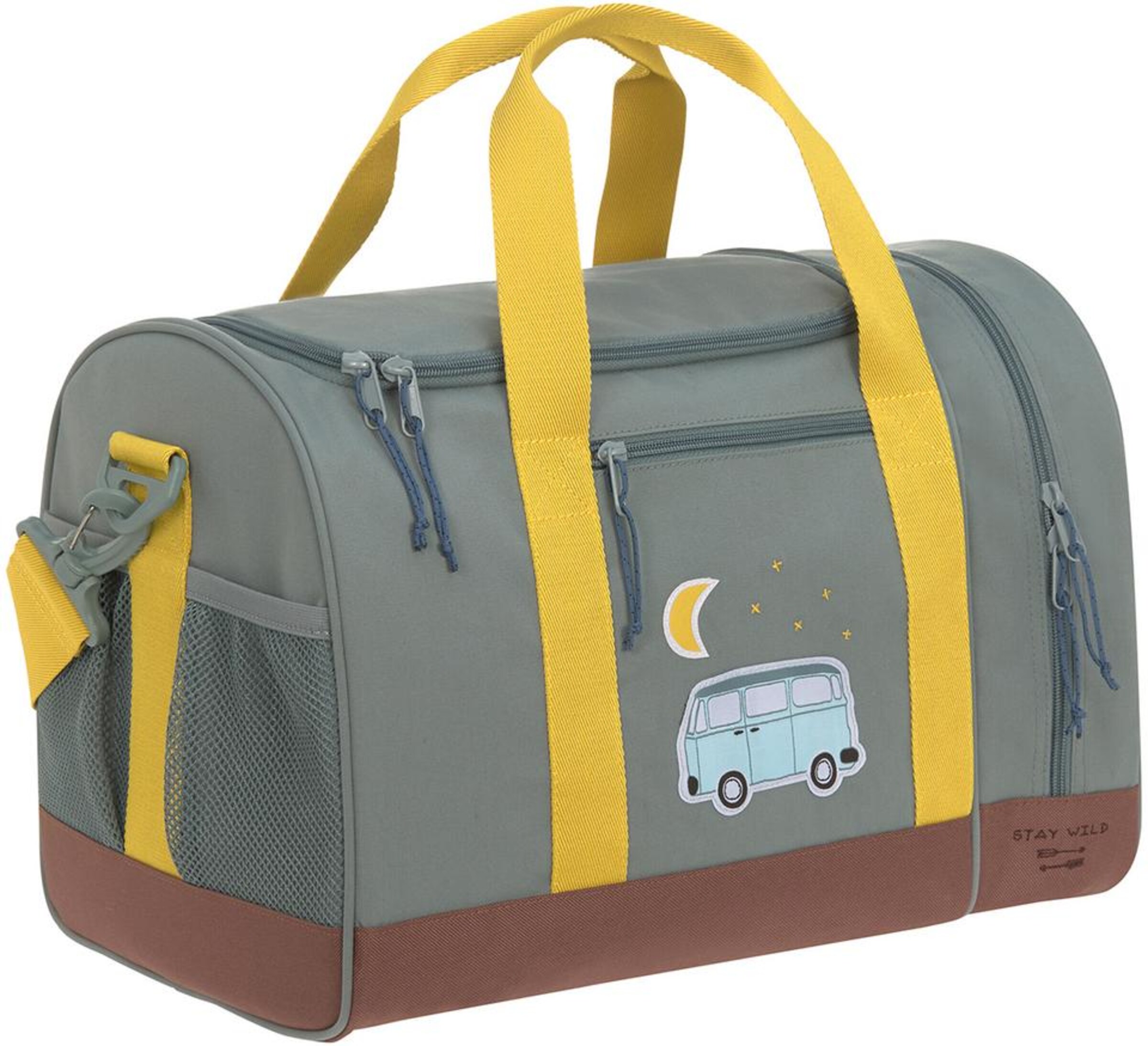 LÄSSIG - Sporttasche 'Mini Sportsbag Adventure Bus' in oliv