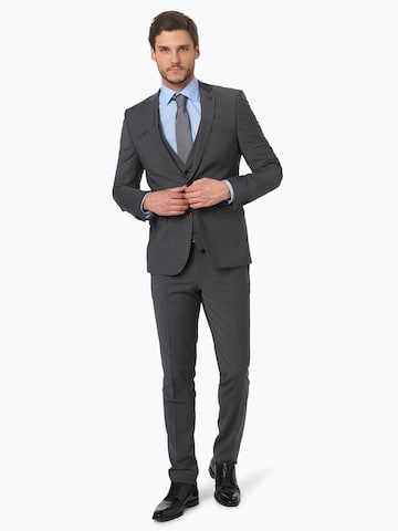 Finshley & Harding London Slim fit Business Blazer 'Lucas' in Grey