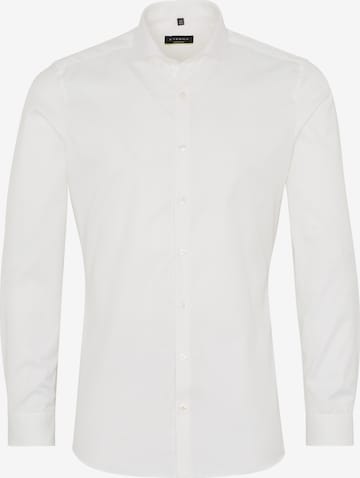 ETERNA Slim fit Button Up Shirt in Beige: front