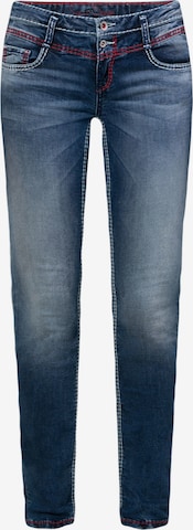 Soccx Slimfit Jeans 'KA:RA' in Blau: predná strana