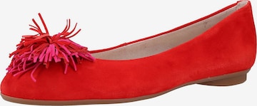 Paul Green Ballet Flats in Red: front