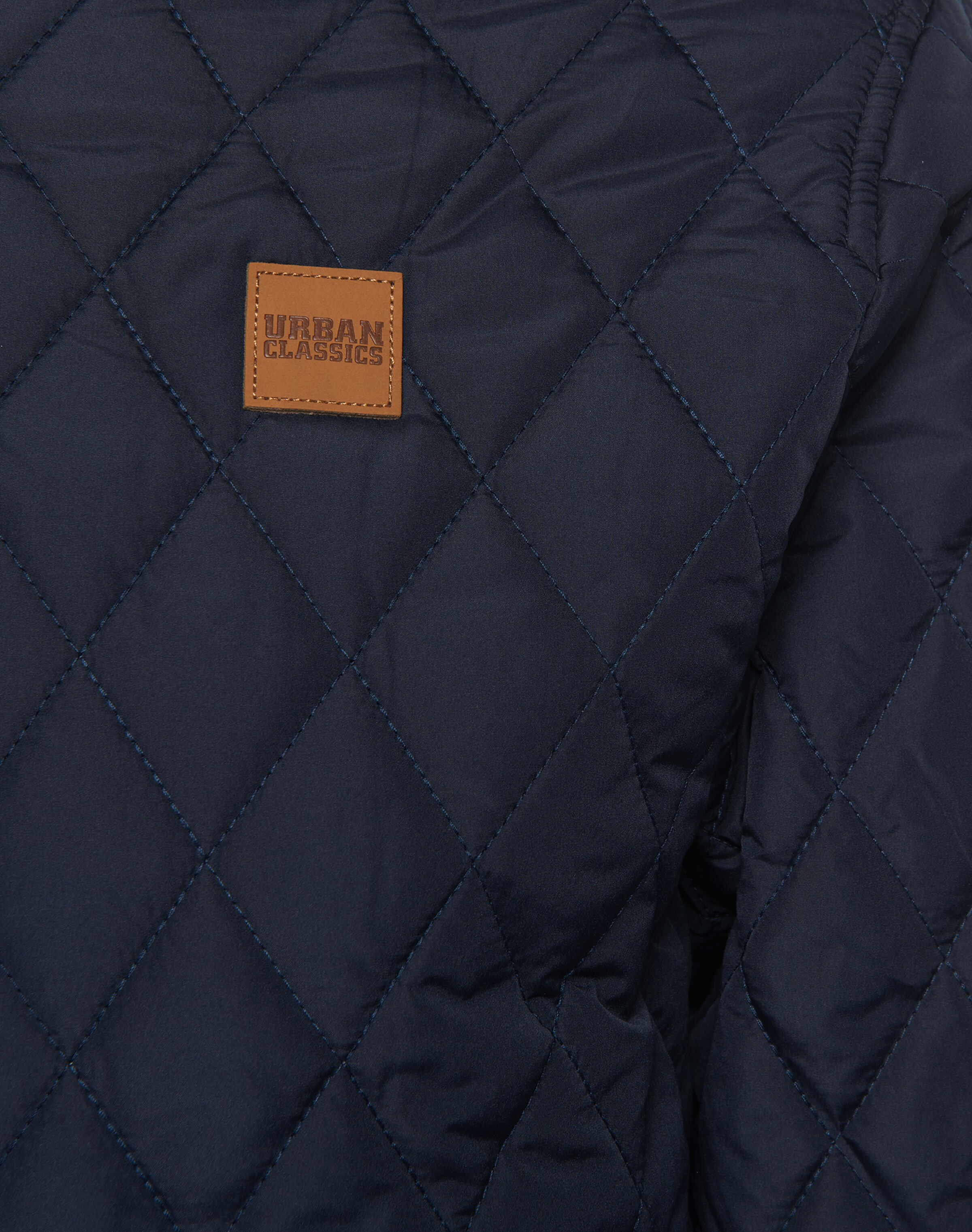 Urban Classics Átmeneti dzseki 'Diamond Quilt' - kék