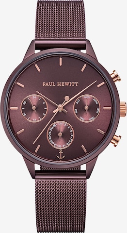 Paul Hewitt Analog Watch 'Everpulse' in Purple: front