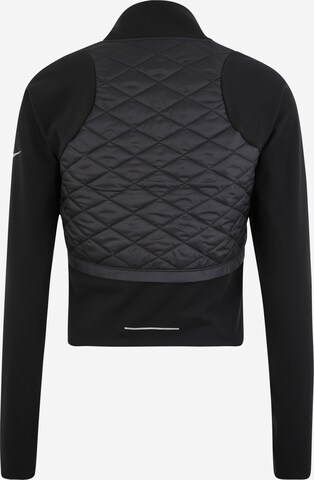 NIKE Sportjas in Zwart: terug