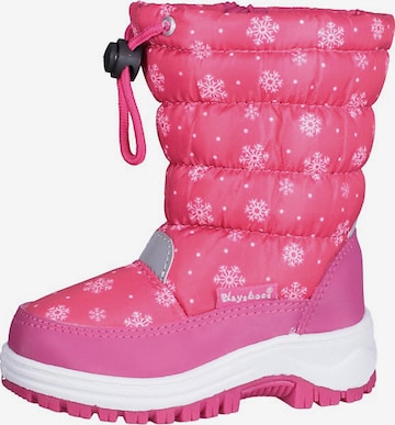 PLAYSHOES Snow Boots in Pink: front