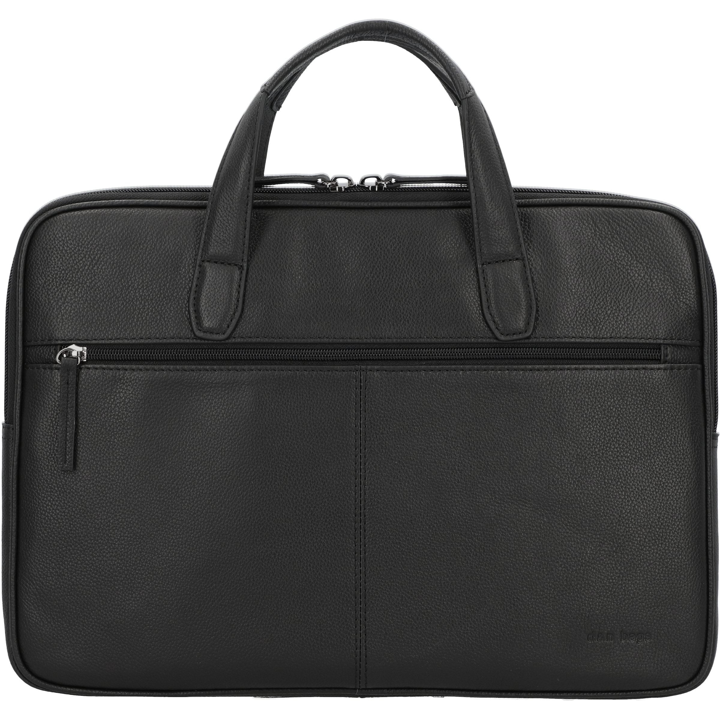 D&N Document bag 'Business Line' in Black: front