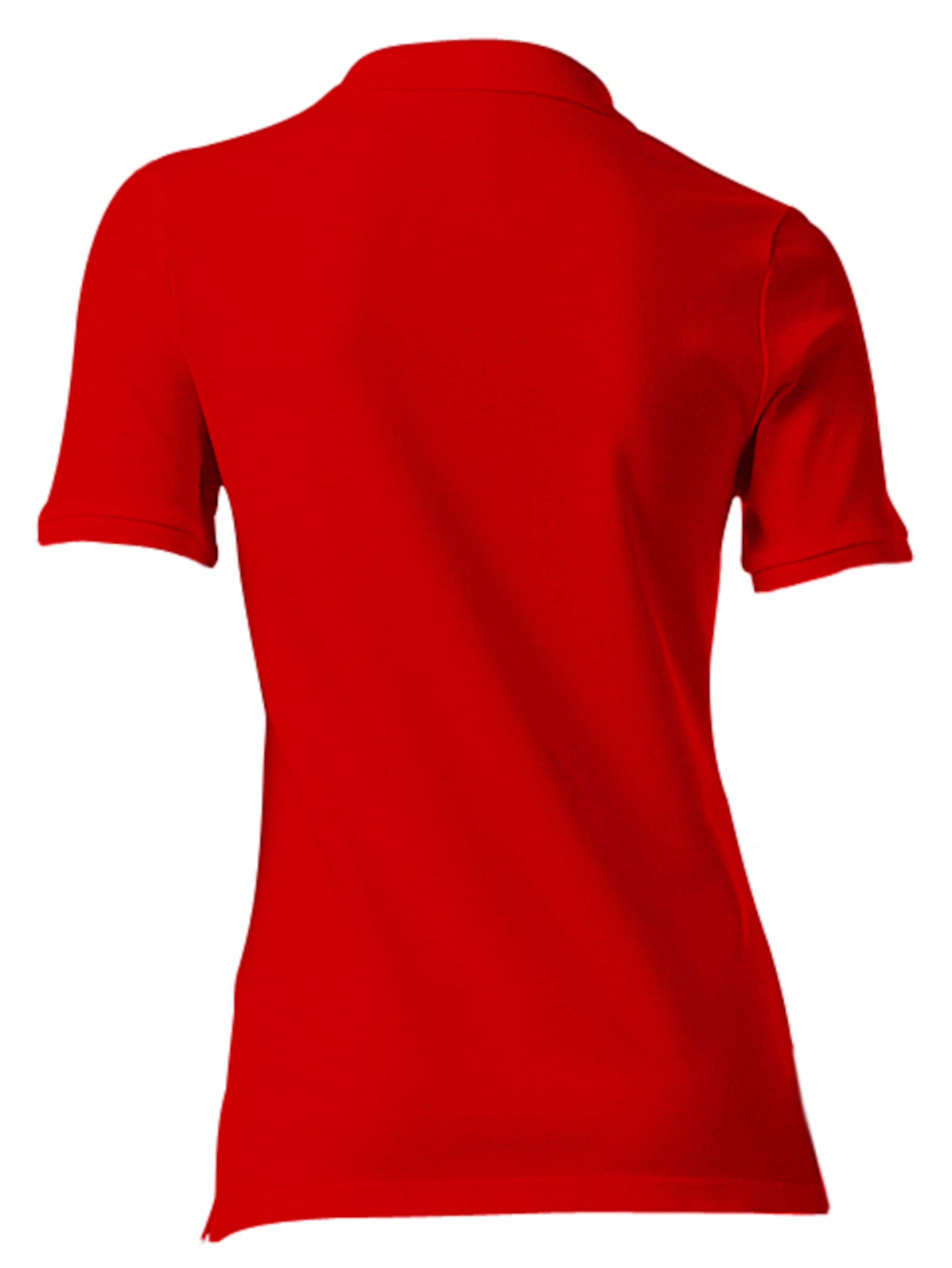 Tricou de la heine pe roșu