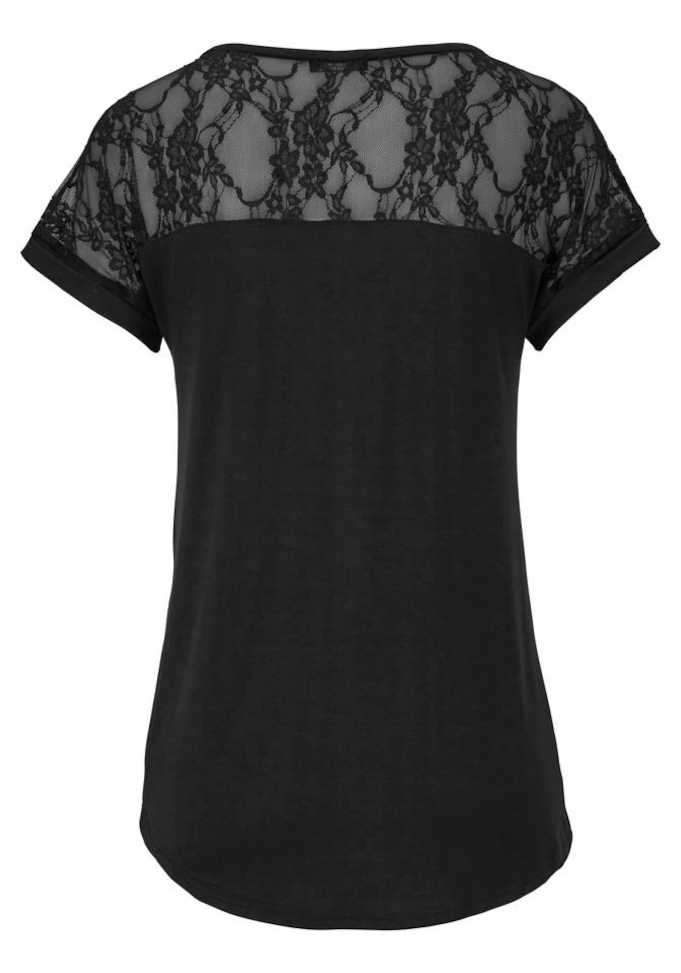 LASCANA Tričko - Čierna