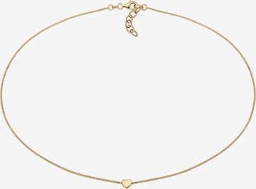 ELLI Choker 'Herz' in Gold: predná strana