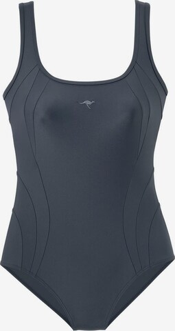 Bustier Maillot de bain modelant KangaROOS en gris : devant