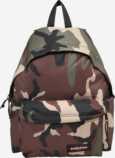 EASTPAK Sac à dos 'Padded Pakr' en kaki / olive / mélange de couleurs, Vue avec produit