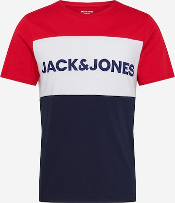 JACK & JONES Póló - piros: elől