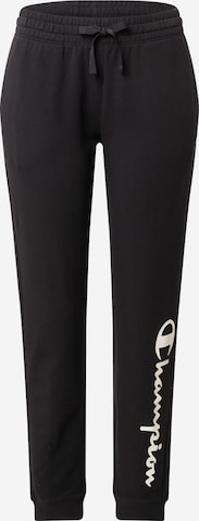 Champion Authentic Athletic Apparel - Tapered Pantalón en negro: frente