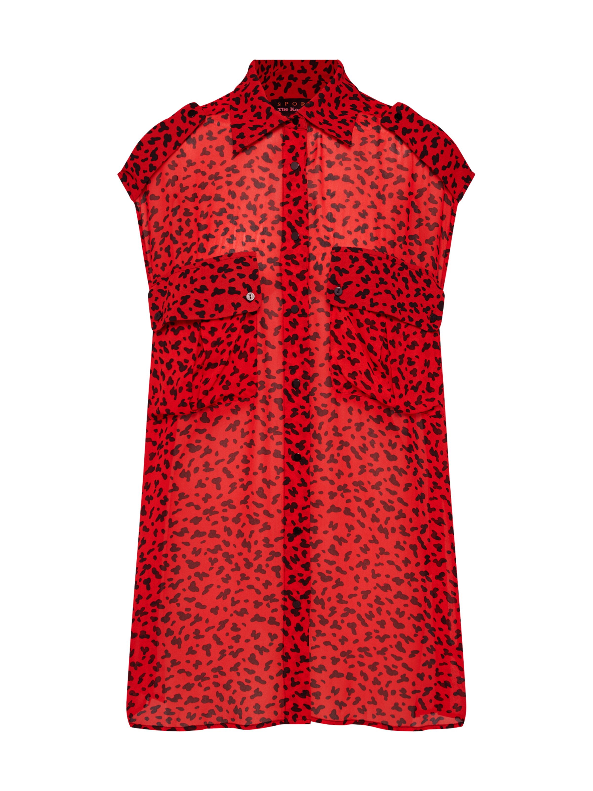 THE KOOPLES SPORT - Blouse 'FCCC18075S' in de kleur Rood