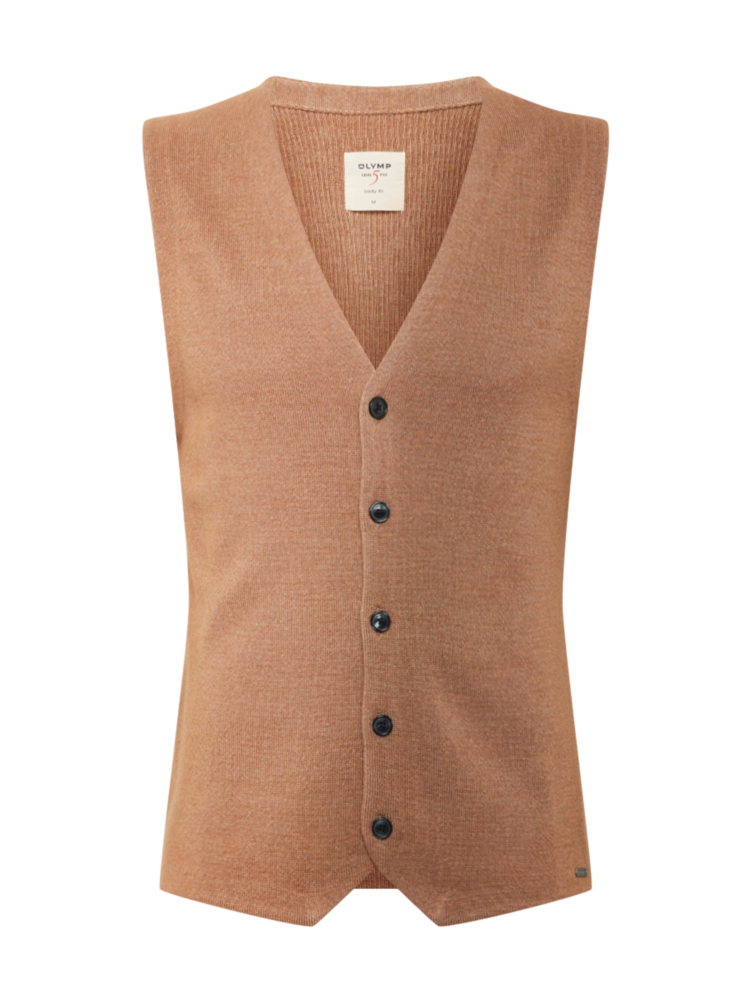 OLYMP - Bodywarmer in de kleur Camel