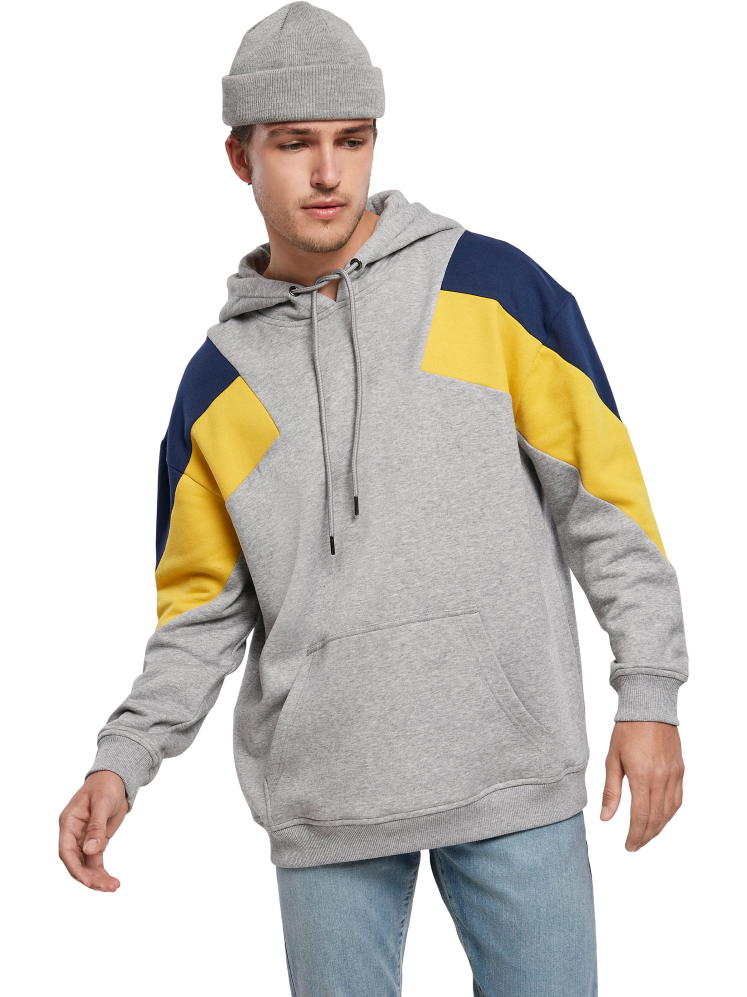 Urban Classics Sweatshirt in Grau: Vorderseite