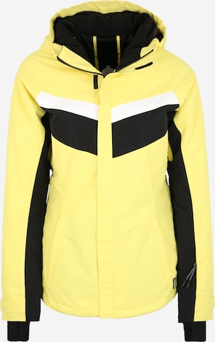 Veste outdoor CHIEMSEE en jaune : devant