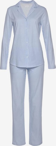 VIVANCE Pyjama 'Dreams' in Blauw: voorkant