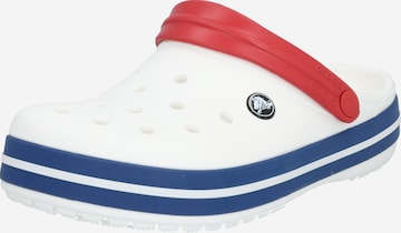 Crocs Clogs 'Crocband' in White: front