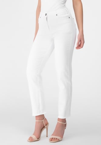 Recover Pants Skinny Jeans in White: front