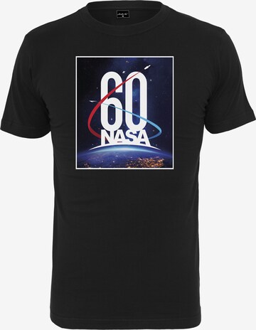 Mister Tee Shirt 'NASA 60th Anniversary' in Black: front