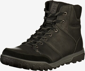 ECCO Lace-Up Boots in Black: front