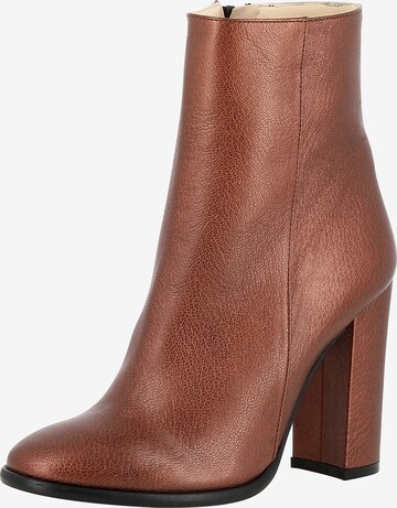 Bottines 'ELIANE' EVITA en marron : devant