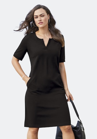 Emilia Lay Sheath Dress in Black: front