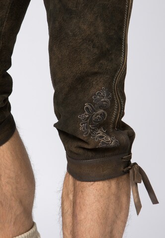STOCKERPOINT Regular Traditional pants 'Sigmar' in Brown: front
