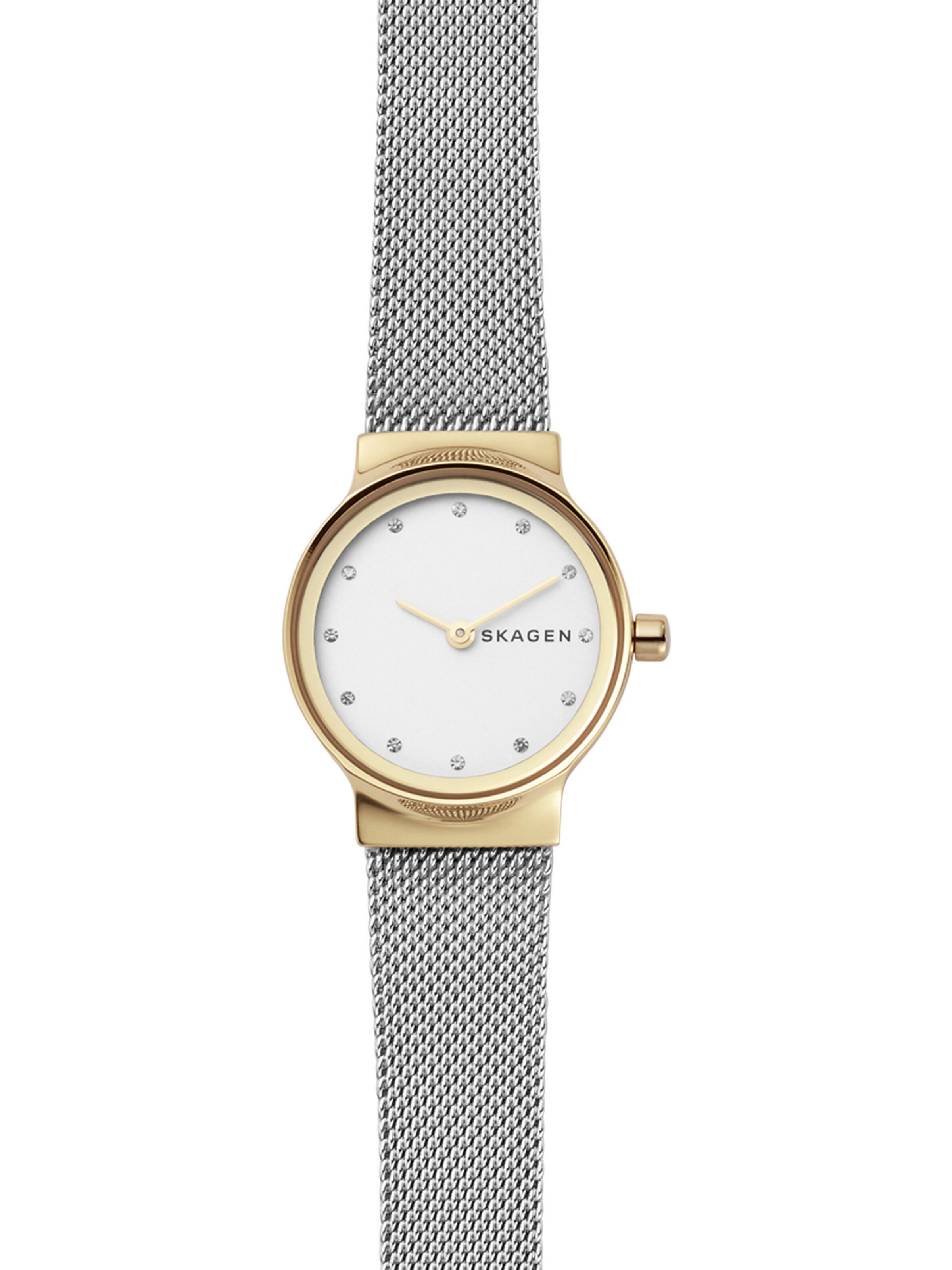 SKAGEN Uhr in Silber: Vorderseite