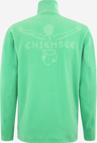 CHIEMSEE Fleece jas in Groen: terug