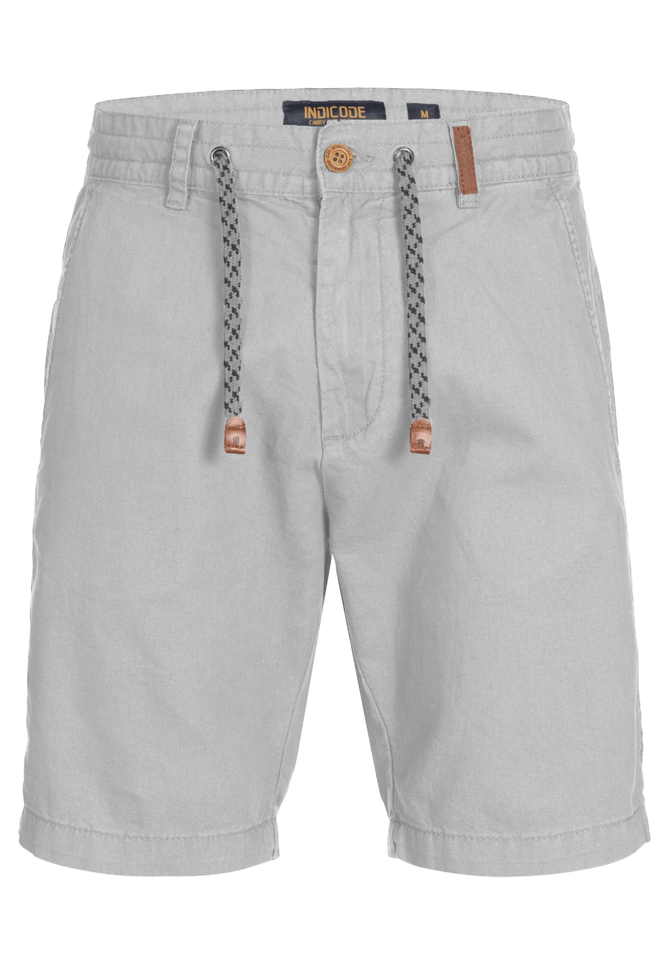 INDICODE JEANS Pants 'Bowmanville' in Grey: front