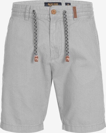 INDICODE JEANS Regular Shorts 'Bowmanville' in Grau: predná strana