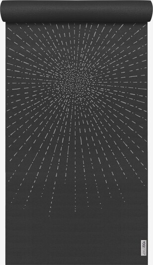 YOGISTAR.COM Yogamatte 'Basic Art Collection Sparkling Sunray' in grau / schwarz, Produktansicht