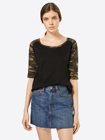 T-shirt Urban Classics en noir : devant