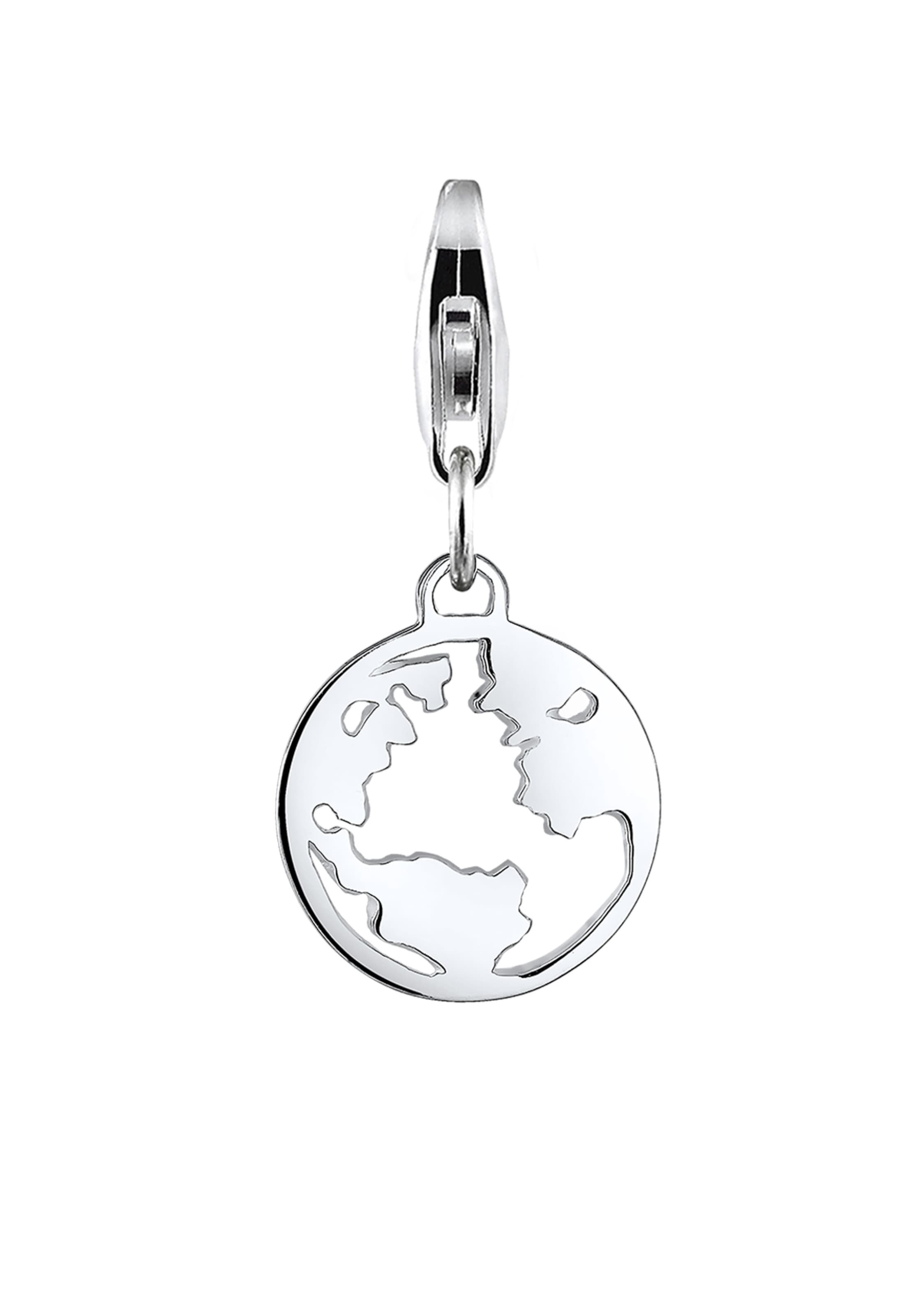 Nenalina Pendant 'Weltkugel' in Silver: front