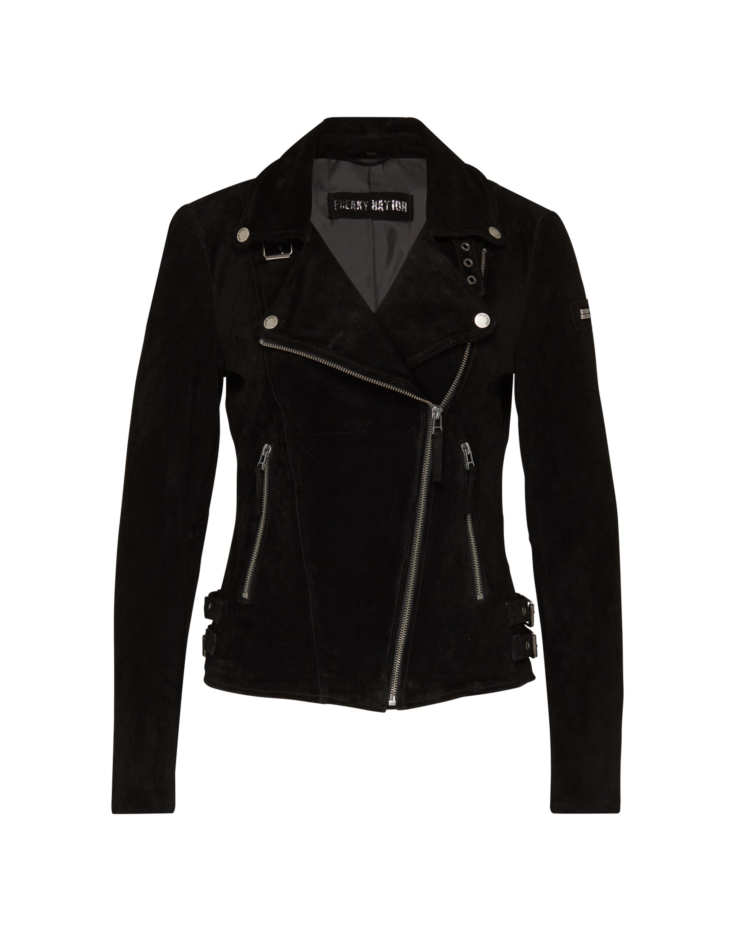 FREAKY NATION Kurtka przejściowa &#x27;Taxi Driver&#x27; w kolorze czarny: przód