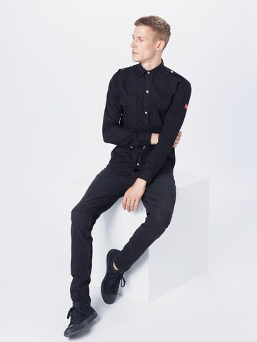 Regular fit Camicia di Denim Project in nero