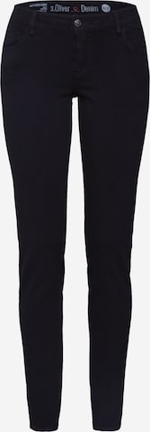 s.Oliver Skinny Jeans in Schwarz: predná strana