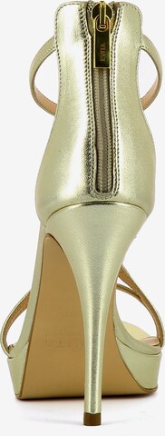 EVITA Strap Sandals in Gold