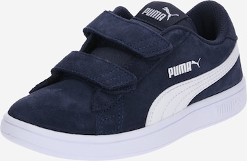 PUMA - Zapatillas deportivas 'Smash' en azul: frente