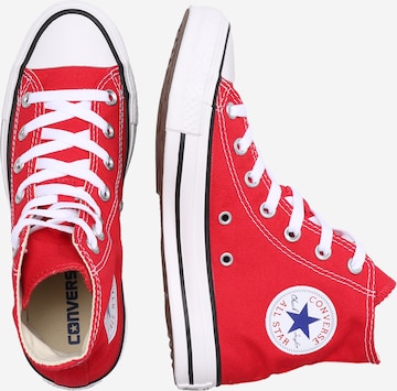 Baskets hautes 'CHUCK TAYLOR ALL STAR CLASSIC HI' CONVERSE en rouge