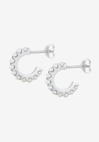 ELLI Ohrringe Creolen Perlen in Silber