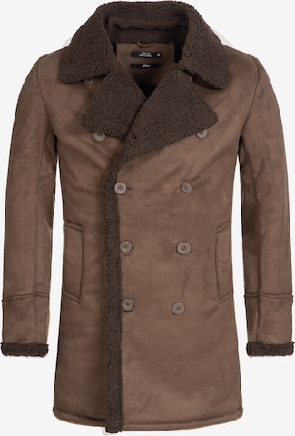 INDICODE JEANS Winter Coat 'Barlow' in Brown: front