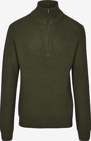 Brandit Sweater in Green: front