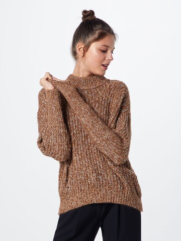 OPUS Pullover 'Panelopy' in Braun: predná strana